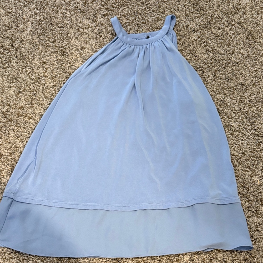 LOFT Light Blue Sleeveless Halter Top size small